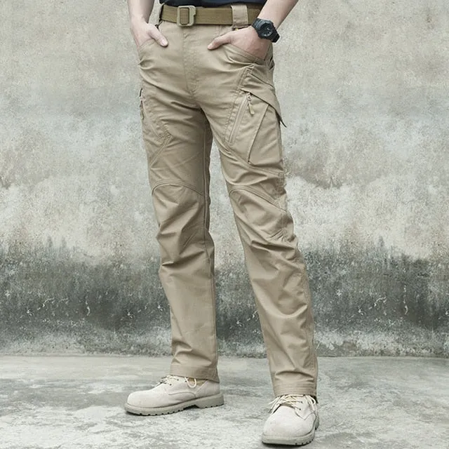City Military Tactical Pants Men Trousers Men Many Pockets Waterproof Wear Casual Cargo Pants