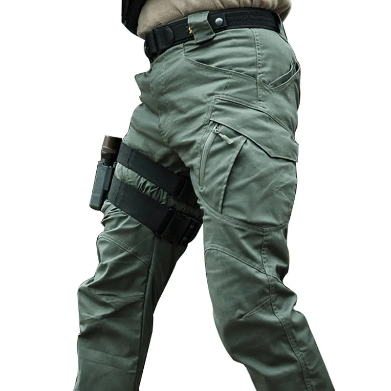 City Military Tactical Pants Men Trousers Men Many Pockets Waterproof Wear Casual Cargo Pants