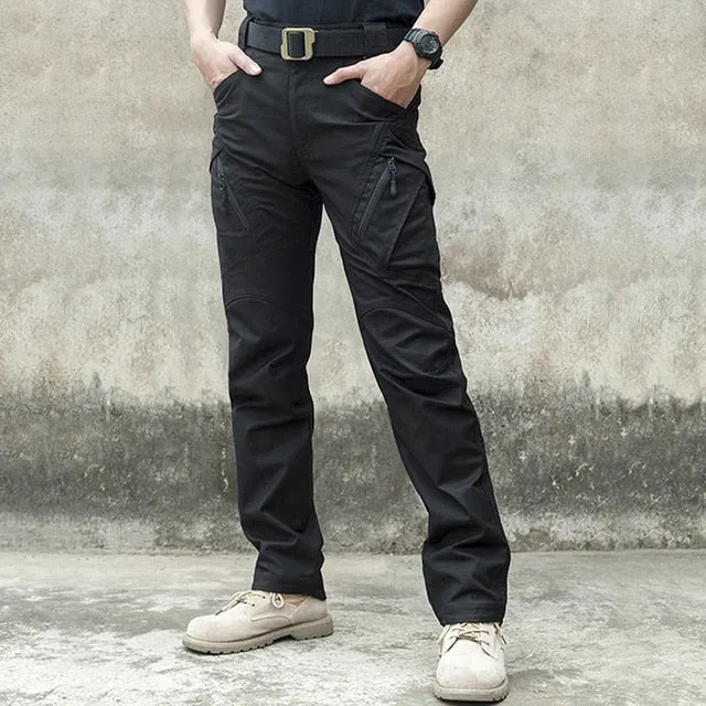 City Military Tactical Pants Men Trousers Men Many Pockets Waterproof Wear Casual Cargo Pants