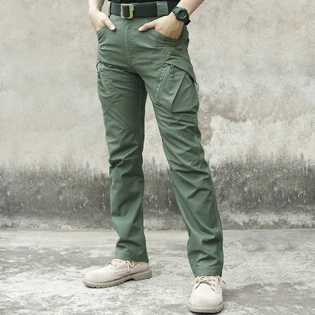 City Military Tactical Pants Men Trousers Men Many Pockets Waterproof Wear Casual Cargo Pants