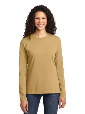 Flexibilitee Women's Crew Neck Long Sleeve Tee | Khaki