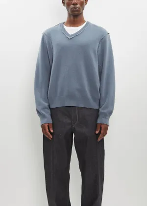 Frankenstein V-Neck — Grey