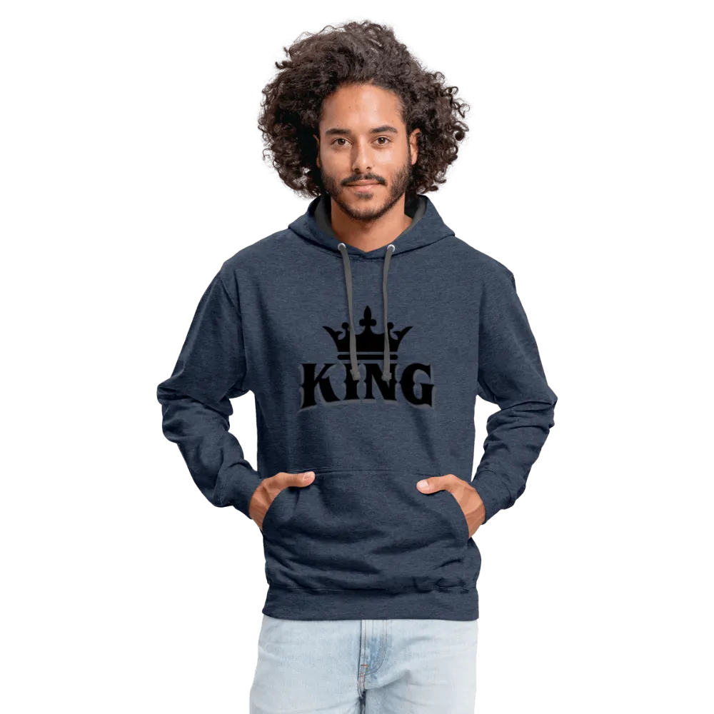 King w/ Crown Contrast Hoodie