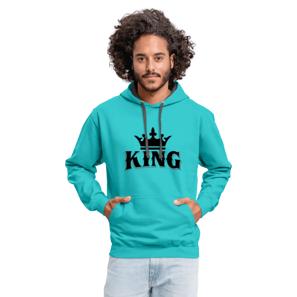 King w/ Crown Contrast Hoodie