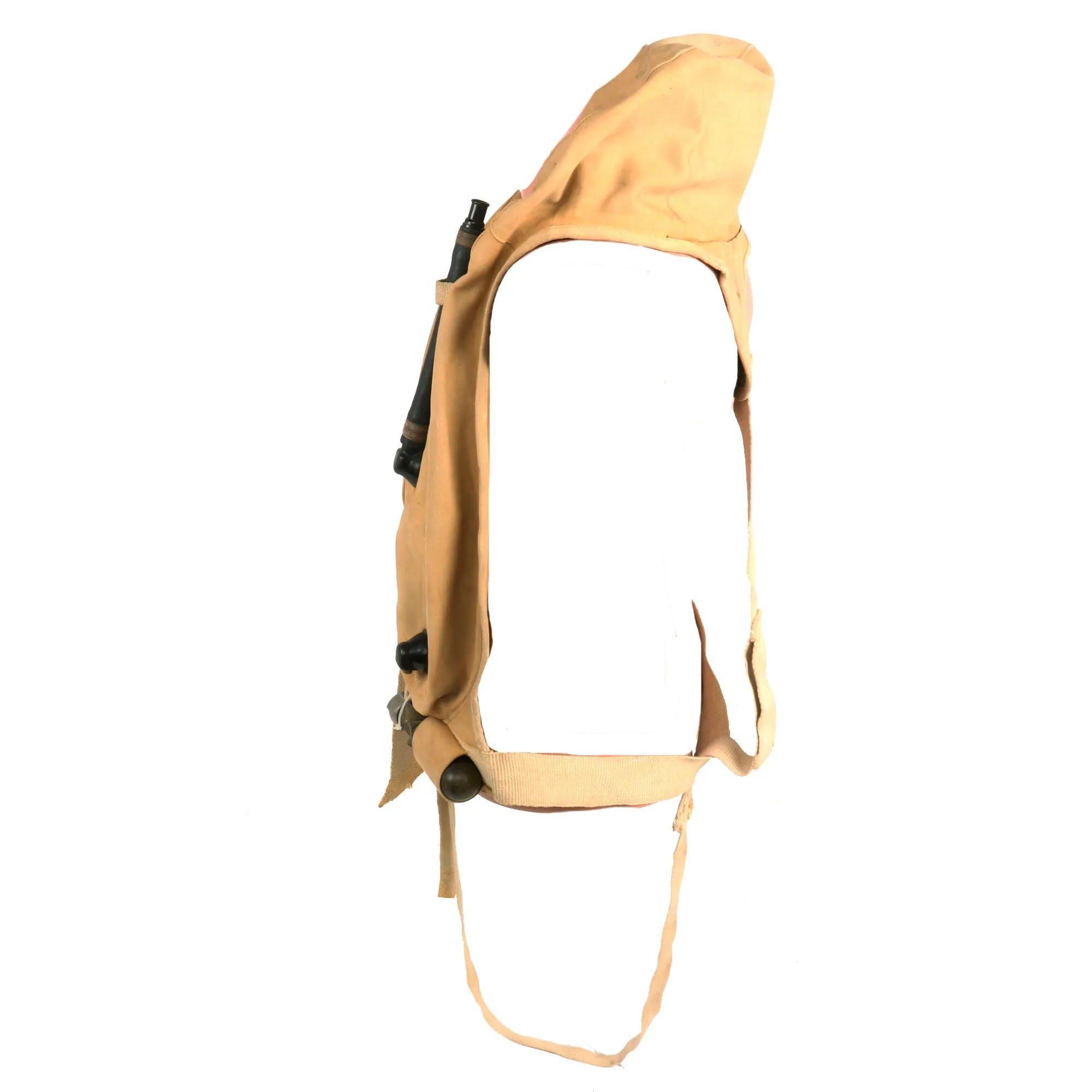 Original Rare German WWII Personalized 1942 Dated Luftwaffe Life Vest Type 10-30 B-2 by Drägerwerk Lübeck