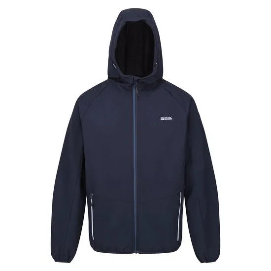 Regatta Mens Arec III Softshell Jacket Navy Blue