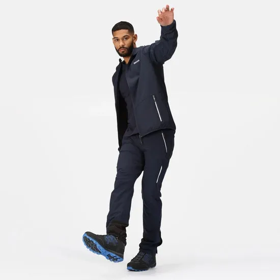 Regatta Mens Arec III Softshell Jacket Navy Blue