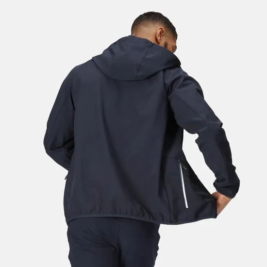 Regatta Mens Arec III Softshell Jacket Navy Blue